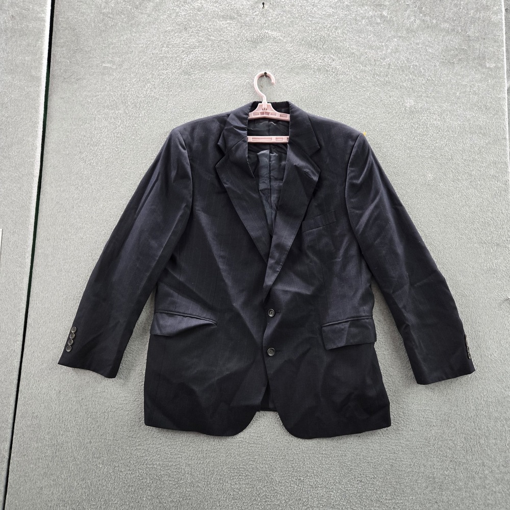 VINTAGE Polo University Club By Ralph Lauren Men Blazer Black Suit Jacket